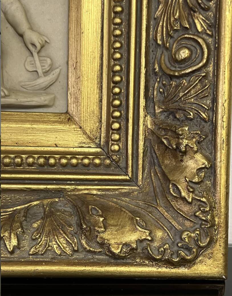 Marble high relief, 1882