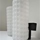 Pair of opaline wall lamps cylinder and metal years 50-60