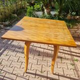 table wallet veneer wood 50s