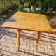 Table portefeuille placage bois années 50
