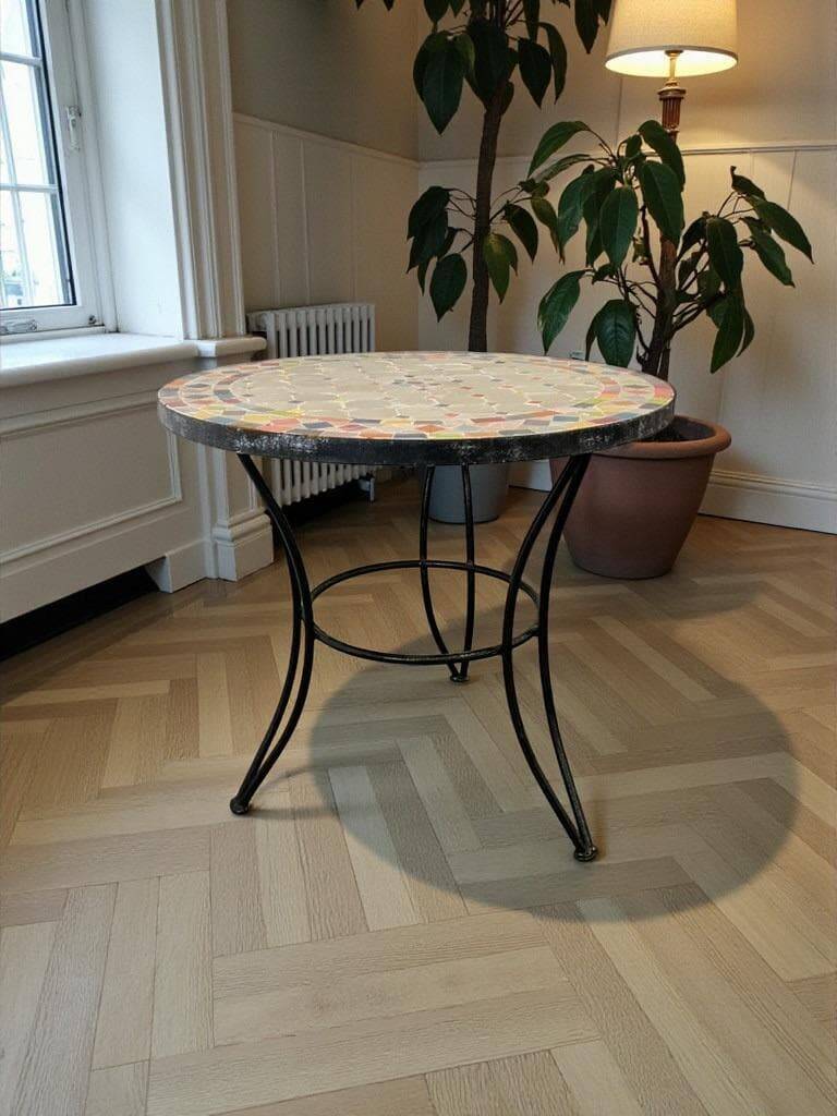Handmade Moroccan mosaic coffee table