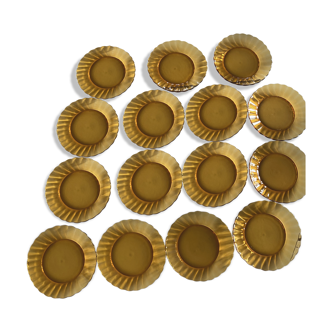 Set of 15 Duralex dessert plates