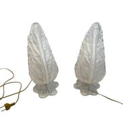 Murano Glass Table Lamps Set of 2