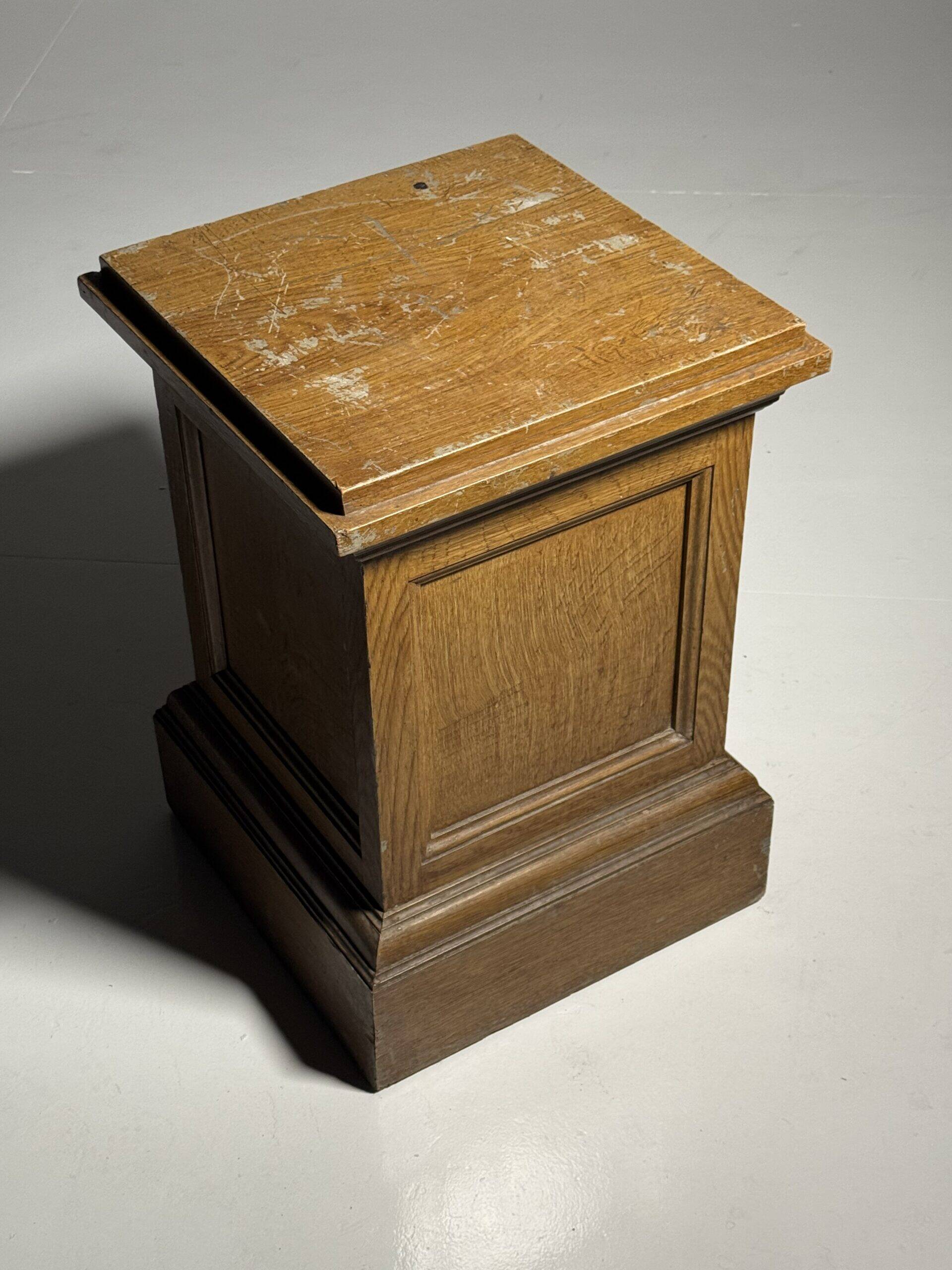 Classic wooden pedestal 20th century