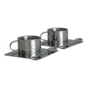 service de 2 tasses à