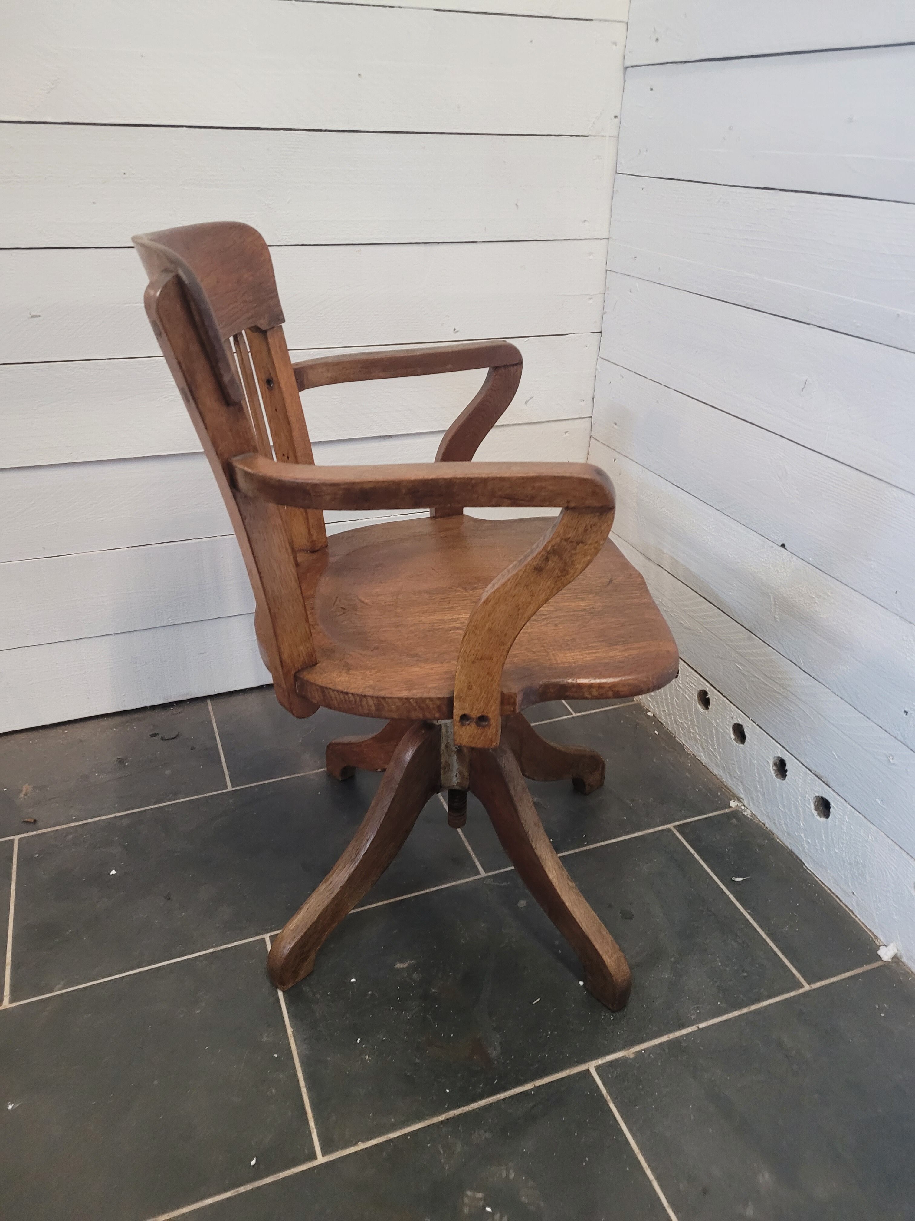 American desk chair in oak