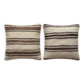 Set of 2 vintage kilim cushion covers 61x61 cm