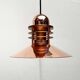 Vintage Copper Pendant Lamp Nyhavn by Alfred Homann and Ole V. Kjær for Louis Poulsen, 1980s