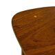 Vintage dining room chair Scandinavian 1960s plywood and teak design