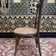 Suite de 7 chaises de bistrot cannées Baumann / Thonet / Fischel