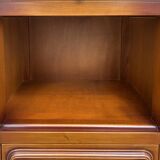 Bedside table, chest of drawers, occasional furniture, wood, vintage, 1960s.