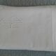 Old lin drapery embroidered monogram rg art deco style