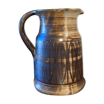 Ceramic pitcher Jacques Pouchain