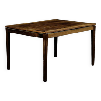 Low Vintage Mid-Century Danish Modern Rosewood Coffee Table, 1960s