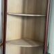 Corner display cabinet veneered in mahogany - Victorian - 20th century