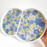 Vintage porcelain floral dish