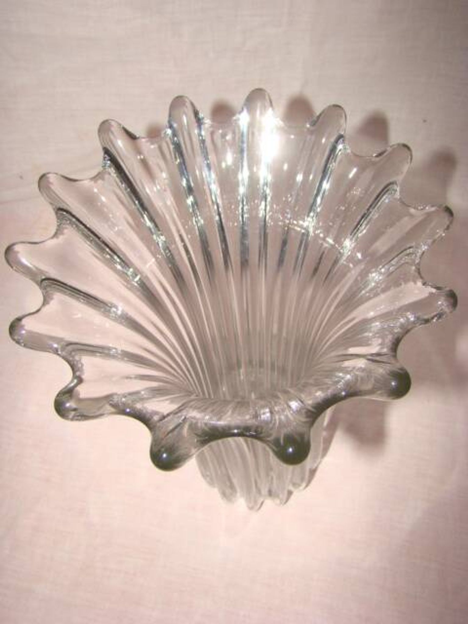 Vase en cristal, années 60