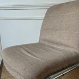 Vintage chrome armchair