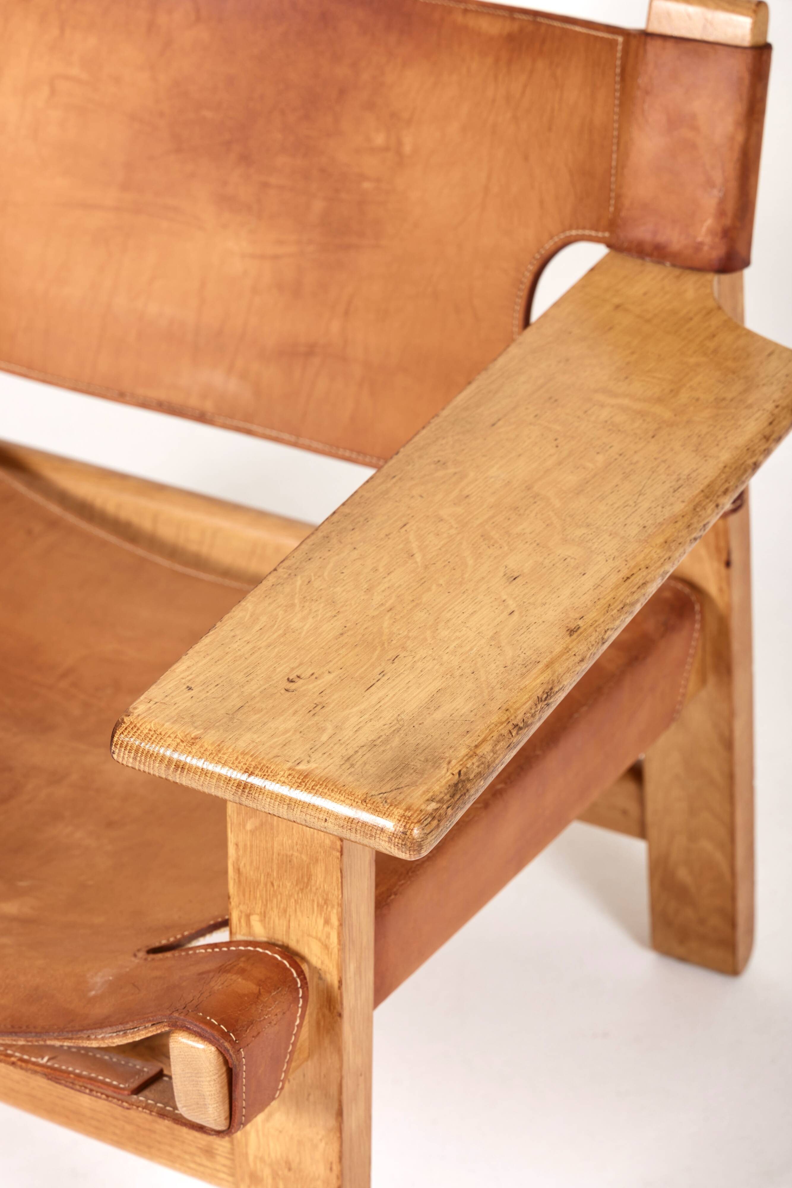 Pair of The Spanish Chair model BM2226 armchairs by Børge Mogensen