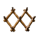 Patère en bois