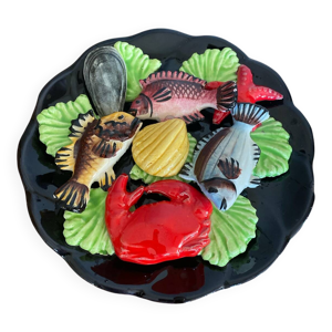 Assiette murale de vallauris