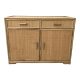 Vintage rattan sideboard