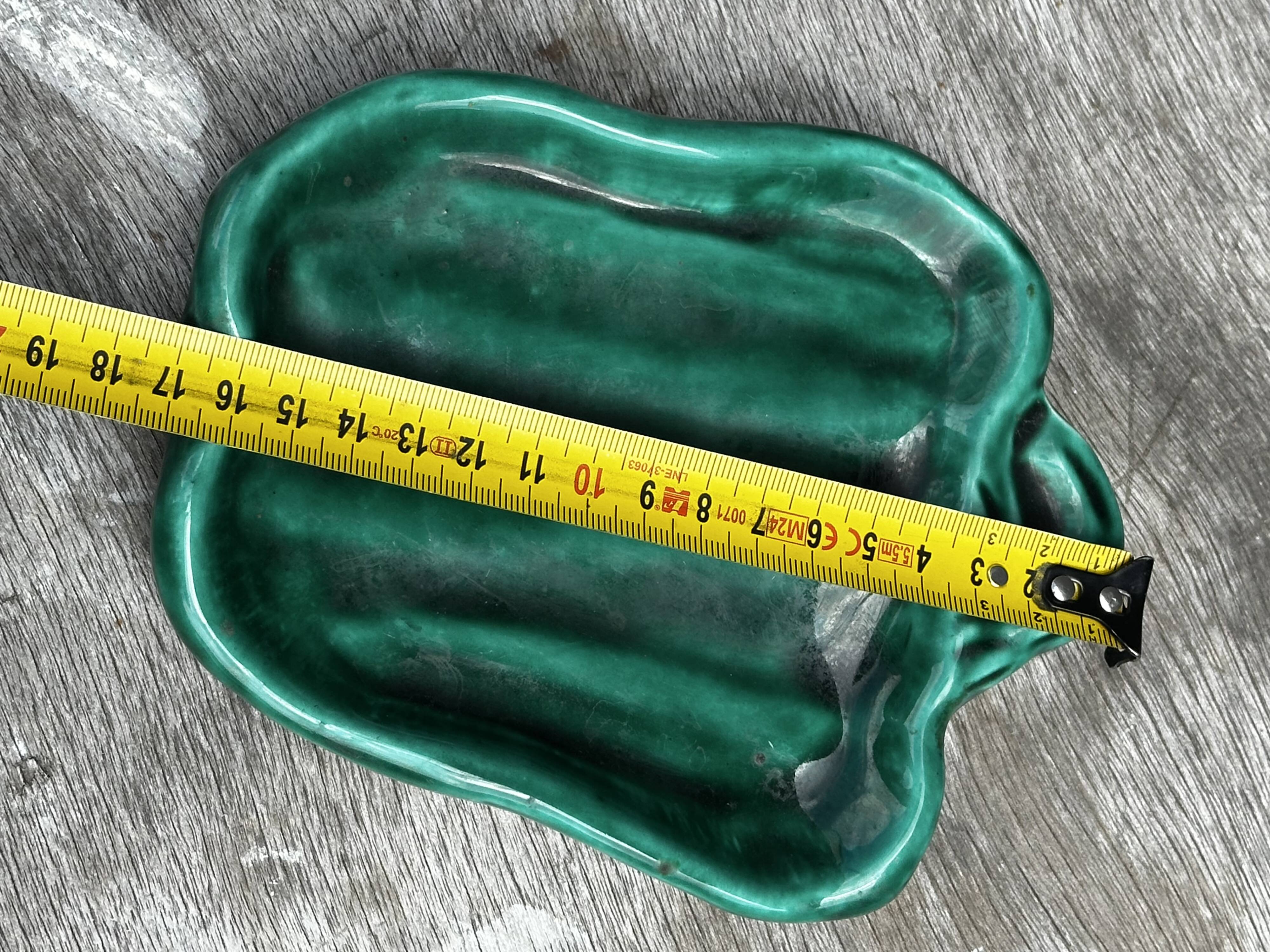 1950s Pepper-Shaped Butter Dish, Signed Vallauris