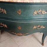 Louis XV curved dresser 2 drawers