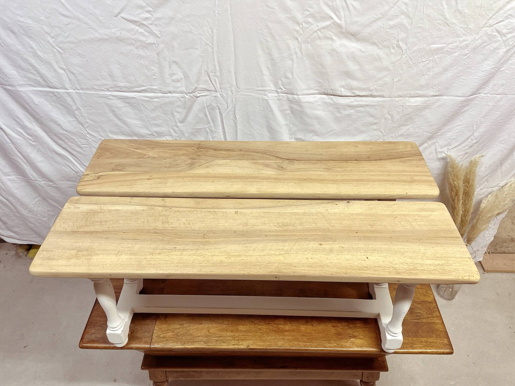 Old Bench(es) - Restored solid walnut, a return to the essentials!