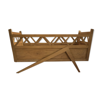 Vintage solid wood crib