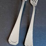 ALFENIDE "CHRISTOFLE" silver-plated cutlery set, TOSCA model. - Ref 09.