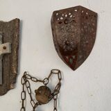 Openwork iron wall light