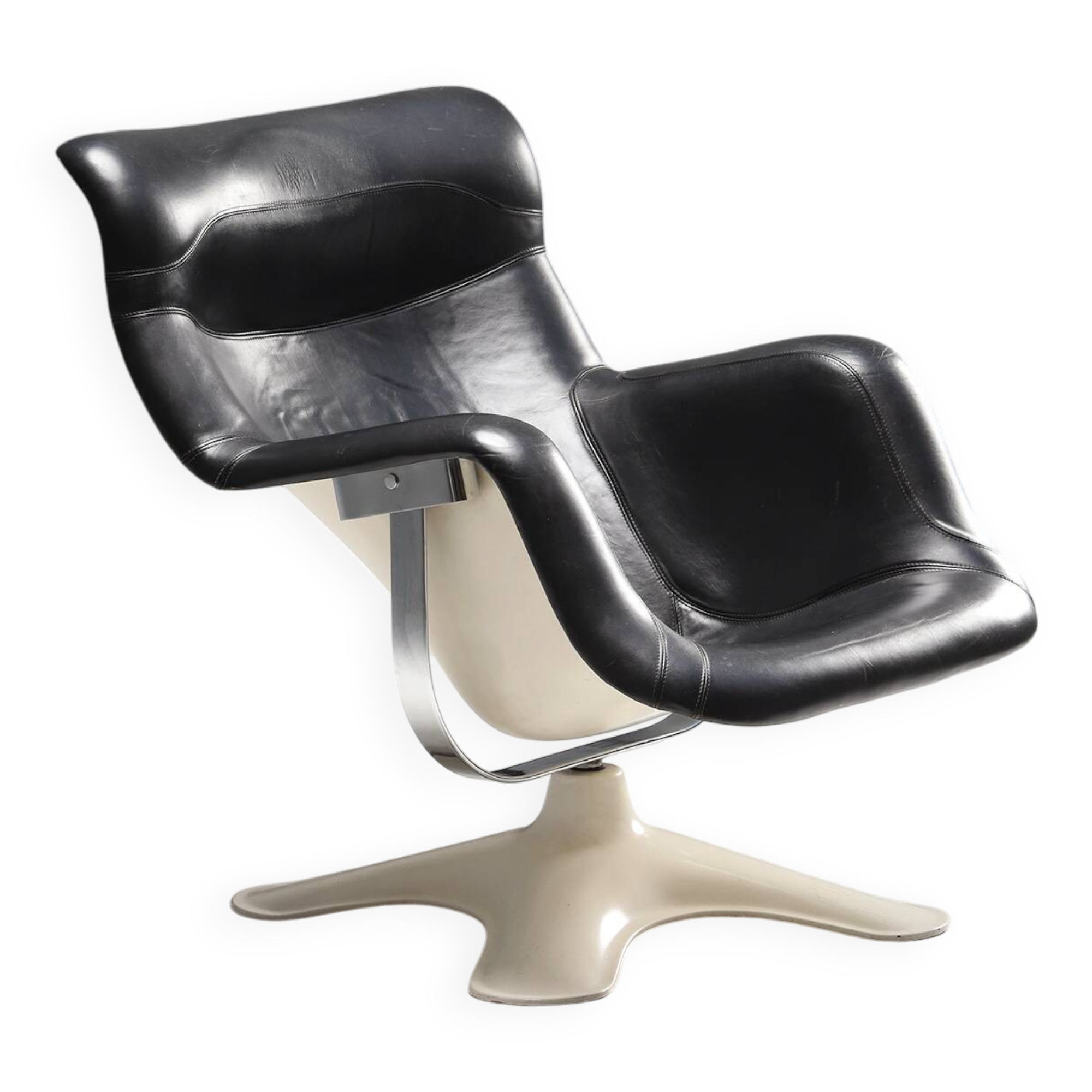 Yrjö Kukkapuro 'Karuselli' Lounge Chair By Avarte Finland, 1960S