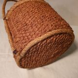 Braided rope basket