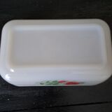 Vintage arcopal butter dish
