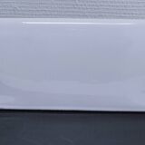 white glazed ceramic wall shelf from the 60s