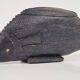 Vintage African Fish Storage Container in Hand-Carved Ebony, 1950s