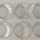 Lesieur daisy glass dessert plates