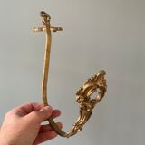 Paire de porte embrasses en bronze doré Napoléon III