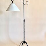Wrought iron floor lamp