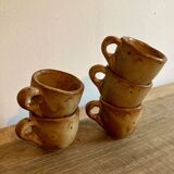 Lot of 5 cups sandstone