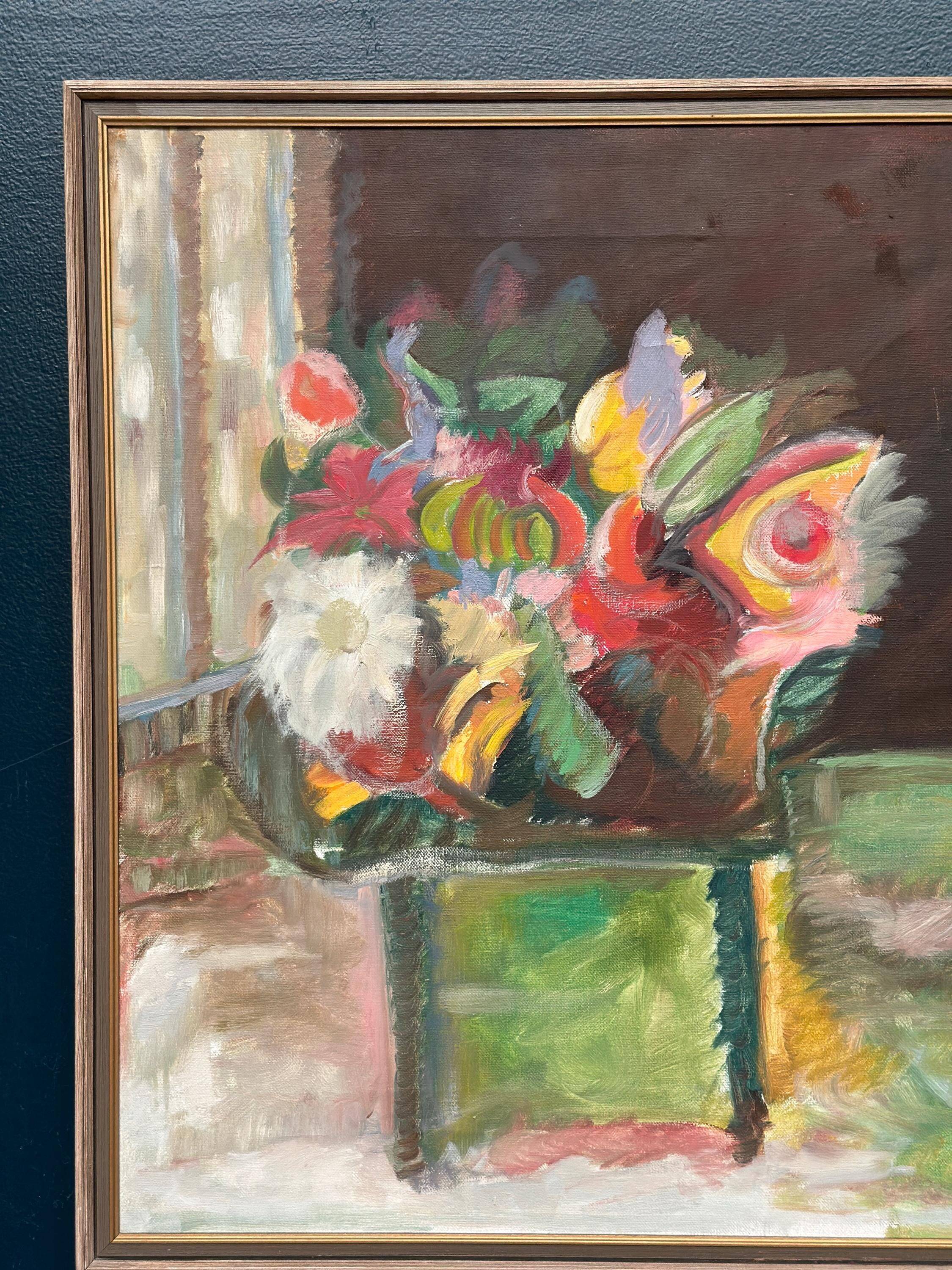 Original European Oil On Canvas – “Still Life” By Ante Gerhard