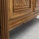 Brutalist oak sideboard attributed to Joseph Savina, France circa 1950.