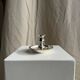 Pair of small antique silver-plated candlesticks D12 H8