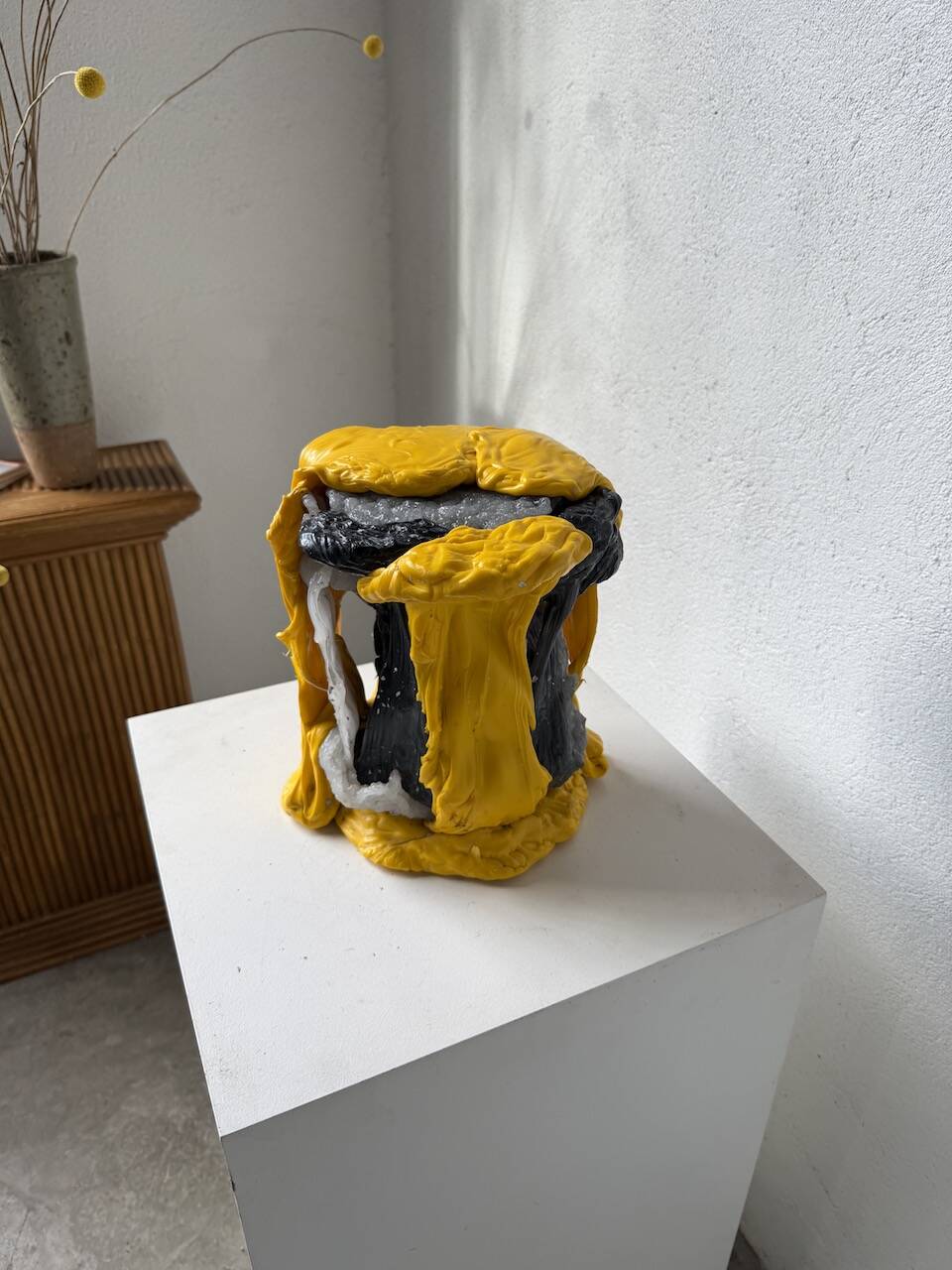 Resin fish sculpture