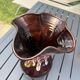Vase Fady, nuances de rouge, fait main