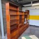 Large modular teak library – vintage Scandinavian design