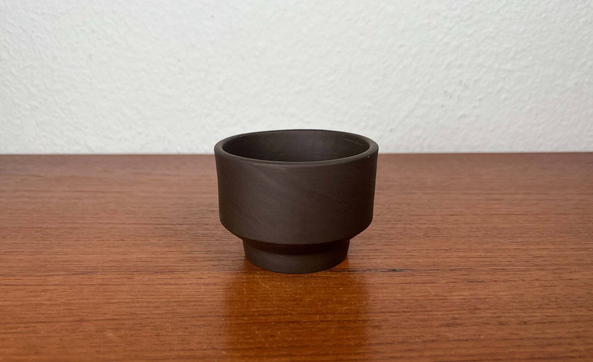 Mid-Century Modern German Studio Pottery Minimalist Vase from BKW Böttger Keramik Wandsbek, Hamburg, 1960s
