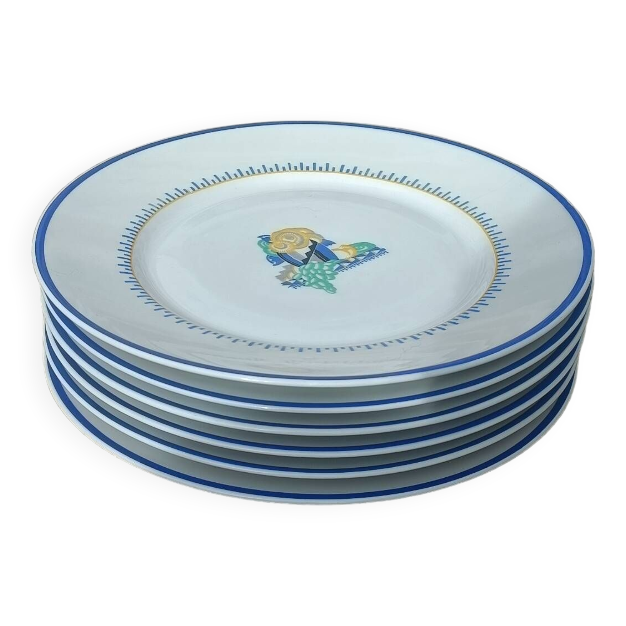 Dessert plates, Limoges, Jean Boyer