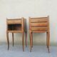 Pair of bedside table Louis XV style